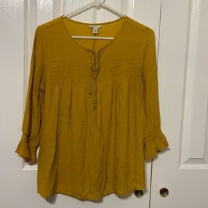 Mustard shirt